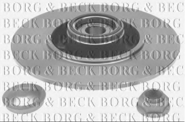 BWK1261 BORG+%26+BECK Brake System Brake Disc