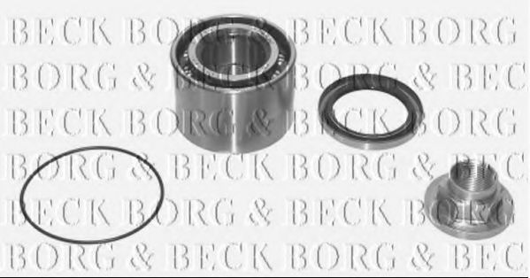 BWK338 BORG+%26+BECK Wheel Suspension Wheel Bearing Kit