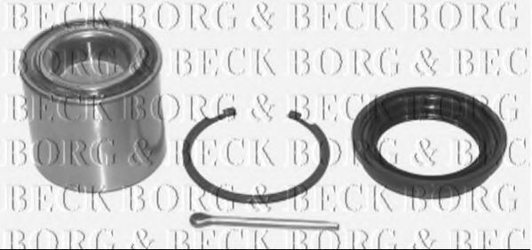 BWK349 BORG+%26+BECK Wheel Suspension Wheel Bearing Kit