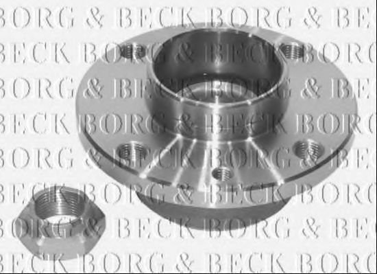 BWK391 BORG+%26+BECK Комплект подшипника ступицы колеса