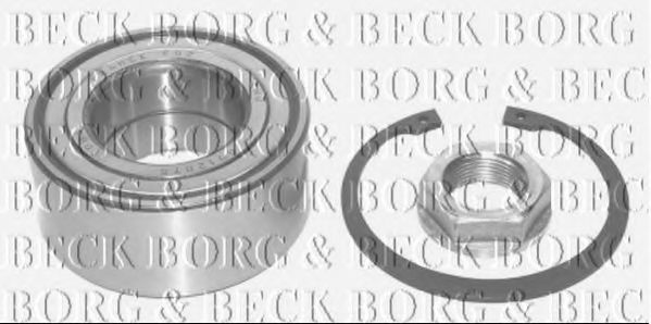 BWK634 BORG & BECK Radlagersatz
