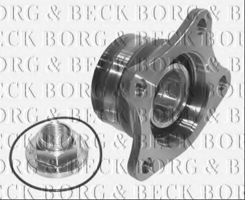 BWK673 BORG+%26+BECK Wheel Suspension Wheel Bearing Kit
