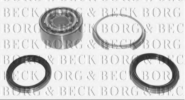 BWK684 BORG+%26+BECK Wheel Suspension Wheel Bearing Kit