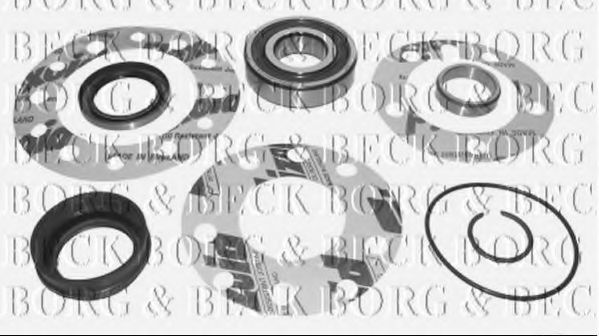 BWK836 BORG+%26+BECK Wheel Suspension Wheel Bearing Kit