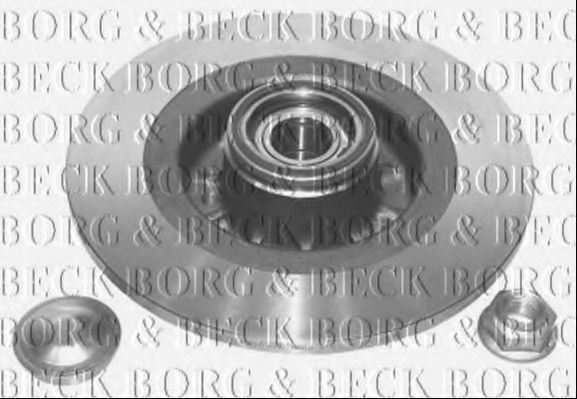 BWK965 BORG & BECK Brake Disc