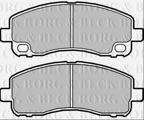 BBP2351 BORG+%26+BECK Brake System Brake Pad Set, disc brake