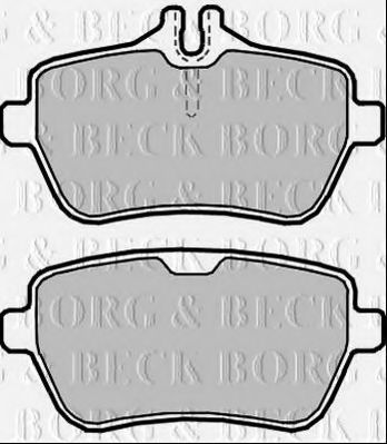 BBP2366 BORG+%26+BECK Brake Pad Set, disc brake
