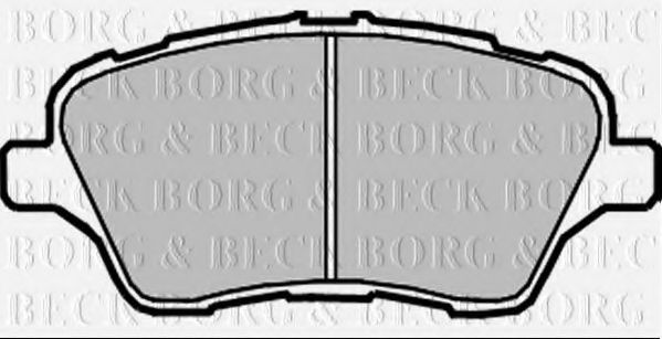 BBP2379 BORG+%26+BECK Brake Pad Set, disc brake