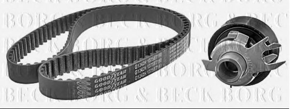 BTK1009 BORG+%26+BECK Belt Drive Timing Belt Kit