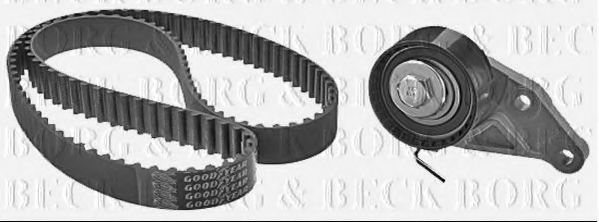 BTK1011 BORG+%26+BECK Belt Drive Timing Belt Kit