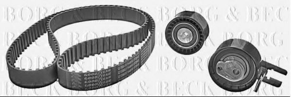 BTK1015 BORG+%26+BECK Belt Drive Timing Belt Kit