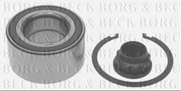 BWK1016 BORG+%26+BECK Wheel Suspension Wheel Bearing Kit