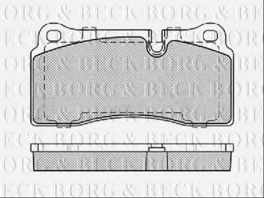 BBP2439 BORG+%26+BECK Brake System Brake Pad Set, disc brake