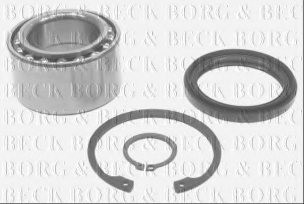 BWK1235 BORG & BECK Wheel Bearing Kit