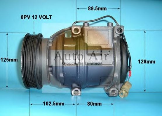 14-0259R AUTO+AIR+GLOUCESTER Air Conditioning Compressor, air conditioning
