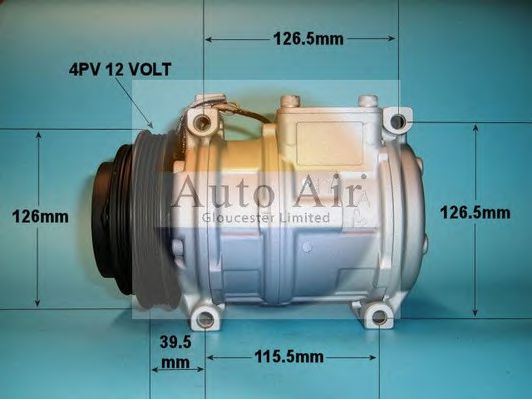 14-0265R AUTO+AIR+GLOUCESTER Air Conditioning Compressor, air conditioning