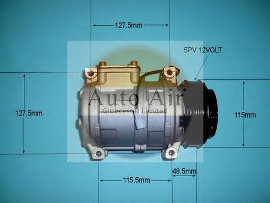 14-0750P AUTO+AIR+GLOUCESTER Air Conditioning Compressor, air conditioning