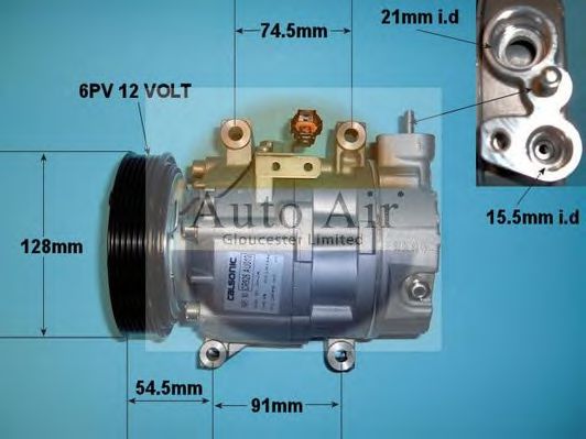 14-1105 AUTO+AIR+GLOUCESTER Air Conditioning Compressor, air conditioning
