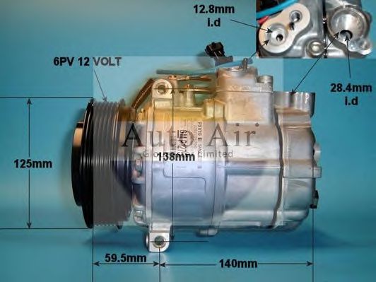 141207 AUTO AIR GLOUCESTER Compressor, air conditioning