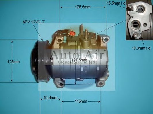 14-3541R AUTO+AIR+GLOUCESTER Compressor, air conditioning