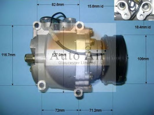 14-3570P AUTO+AIR+GLOUCESTER Air Conditioning Compressor, air conditioning