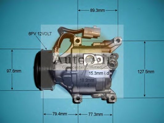14-4393R AUTO+AIR+GLOUCESTER Air Conditioning Compressor, air conditioning