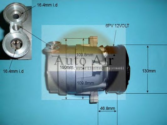 144590 AUTO AIR GLOUCESTER Compressor, air conditioning