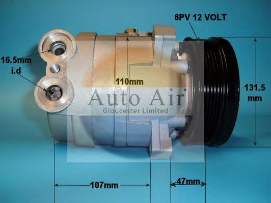 14-5106 AUTO+AIR+GLOUCESTER Air Conditioning Compressor, air conditioning