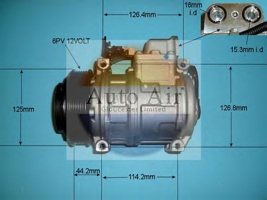 14-6254 AUTO+AIR+GLOUCESTER Compressor, air conditioning