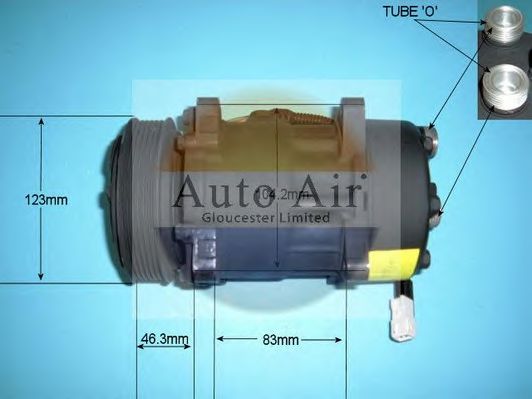 14-7485R AUTO+AIR+GLOUCESTER Air Conditioning Compressor, air conditioning