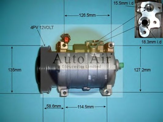 14-7497 AUTO+AIR+GLOUCESTER Air Conditioning Compressor, air conditioning