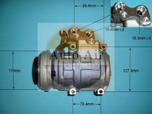 14-7704 AUTO+AIR+GLOUCESTER Air Conditioning Compressor, air conditioning
