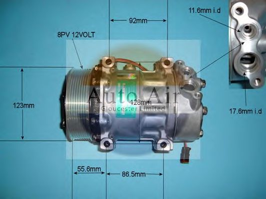 147980 AUTO AIR GLOUCESTER Compressor, air conditioning