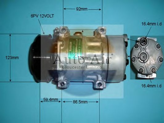 14-8074 AUTO+AIR+GLOUCESTER Air Conditioning Compressor, air conditioning