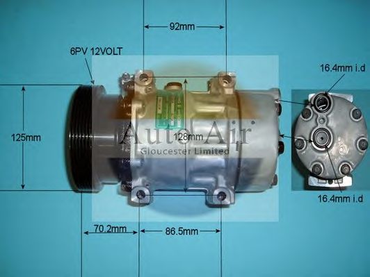 14-8075 AUTO+AIR+GLOUCESTER Air Conditioning Compressor, air conditioning