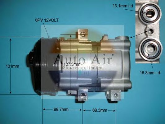 14-8145 AUTO AIR GLOUCESTER Compressor, air conditioning