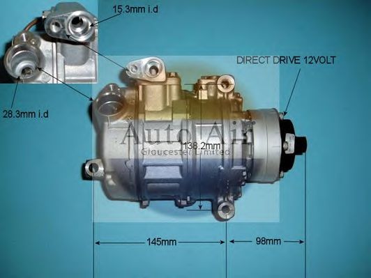 14-9646 AUTO+AIR+GLOUCESTER Air Conditioning Compressor, air conditioning