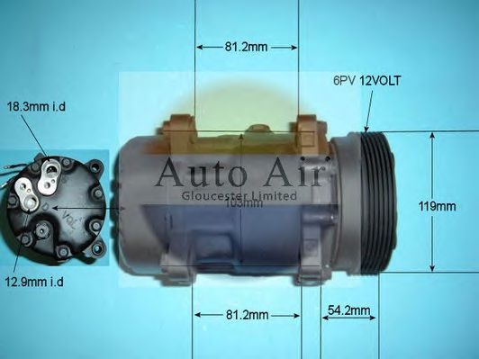 14-9699R AUTO+AIR+GLOUCESTER Air Conditioning Compressor, air conditioning