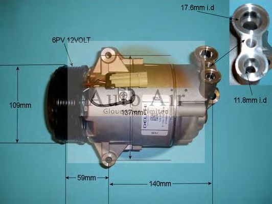 149711 AUTO AIR GLOUCESTER Compressor, air conditioning