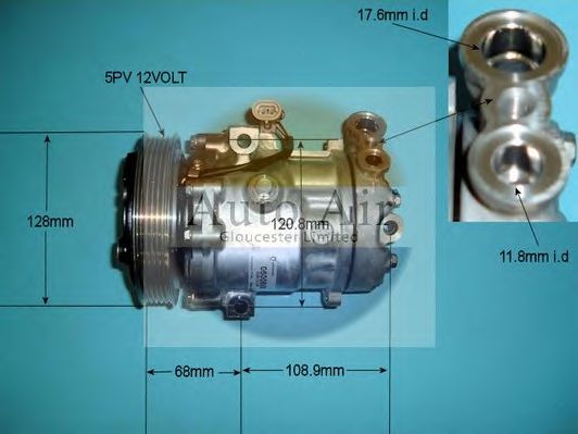 14-9717 AUTO+AIR+GLOUCESTER Air Conditioning Compressor, air conditioning