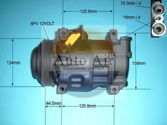 14-6244R AUTO+AIR+GLOUCESTER Air Conditioning Compressor, air conditioning