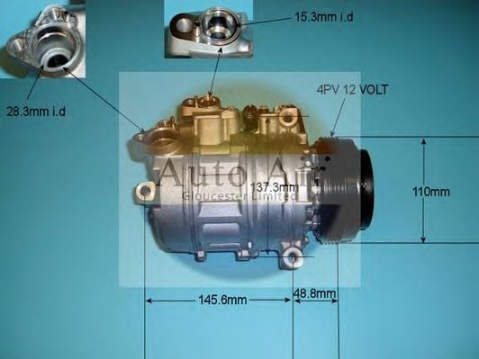 14-6466 AUTO+AIR+GLOUCESTER Compressor, air conditioning
