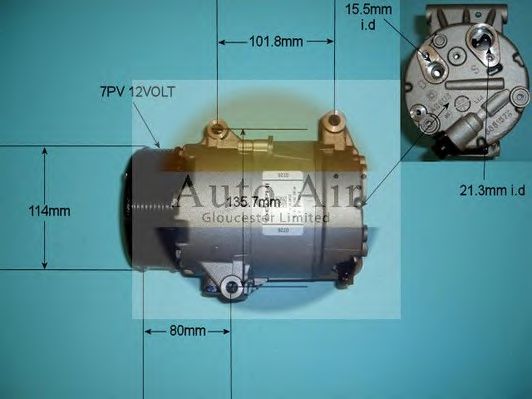 14-9736 AUTO+AIR+GLOUCESTER Air Conditioning Compressor, air conditioning