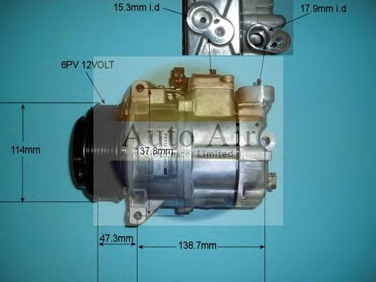 14-9740 AUTO+AIR+GLOUCESTER Air Conditioning Compressor, air conditioning