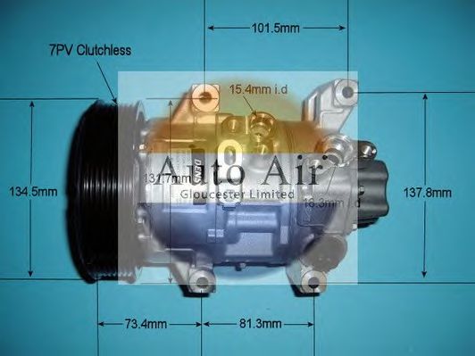 144326 AUTO AIR GLOUCESTER Compressor, air conditioning