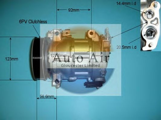 14-9638 AUTO+AIR+GLOUCESTER Compressor, air conditioning