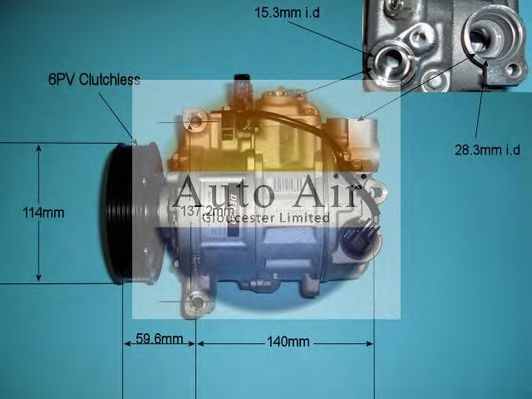 14-9682 AUTO+AIR+GLOUCESTER Air Conditioning Compressor, air conditioning