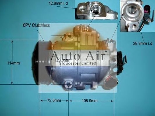14-9718R AUTO+AIR+GLOUCESTER Air Conditioning Compressor, air conditioning