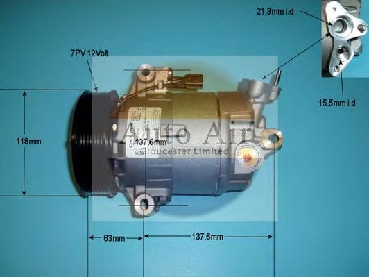 14-9155 AUTO+AIR+GLOUCESTER Air Conditioning Compressor, air conditioning