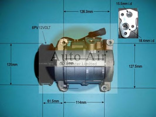 14-3041P AUTO+AIR+GLOUCESTER Air Conditioning Compressor, air conditioning